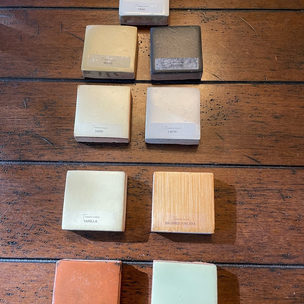Tabarka Tile Sample Set in Neutral Tones